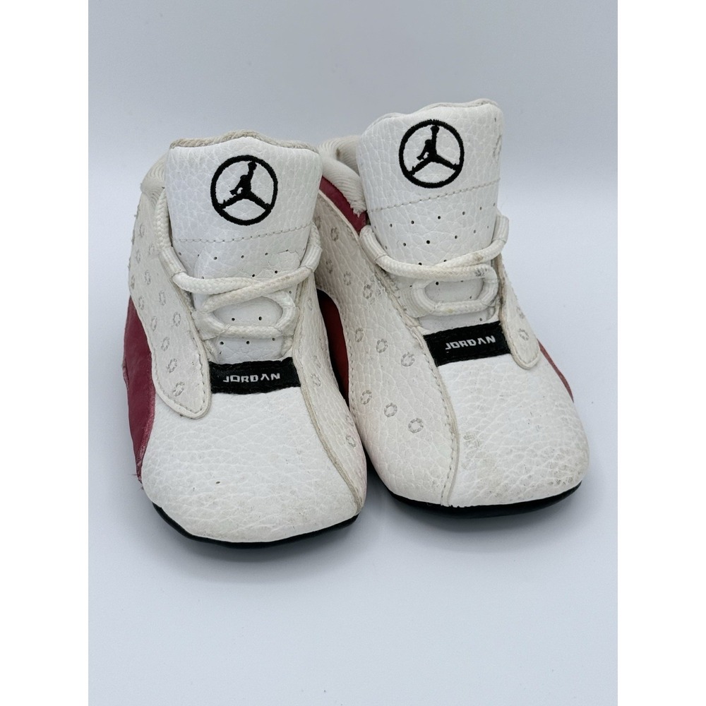 Nike Air Jordan Retro XIII 13 Toddler Baby Shoes White/Red Size 3C Unisex